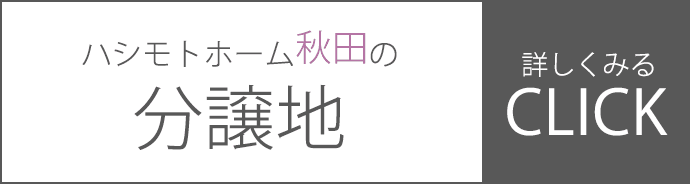 ハシモトホーム秋田の分譲地
