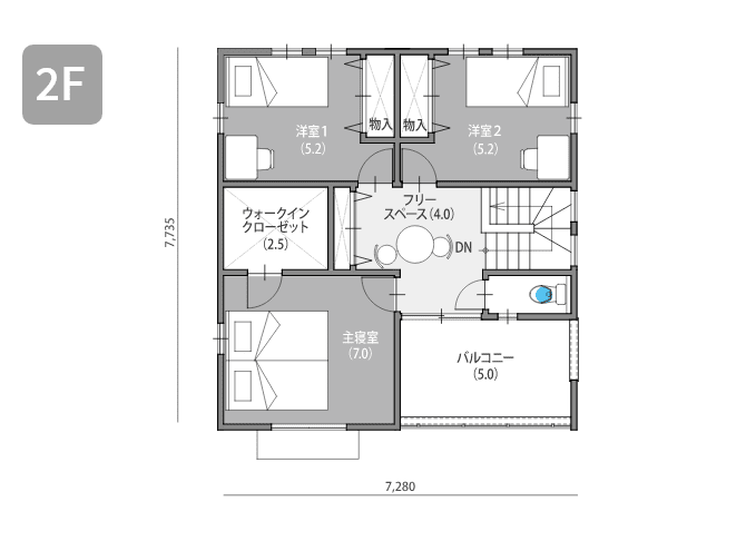 間取り図2F