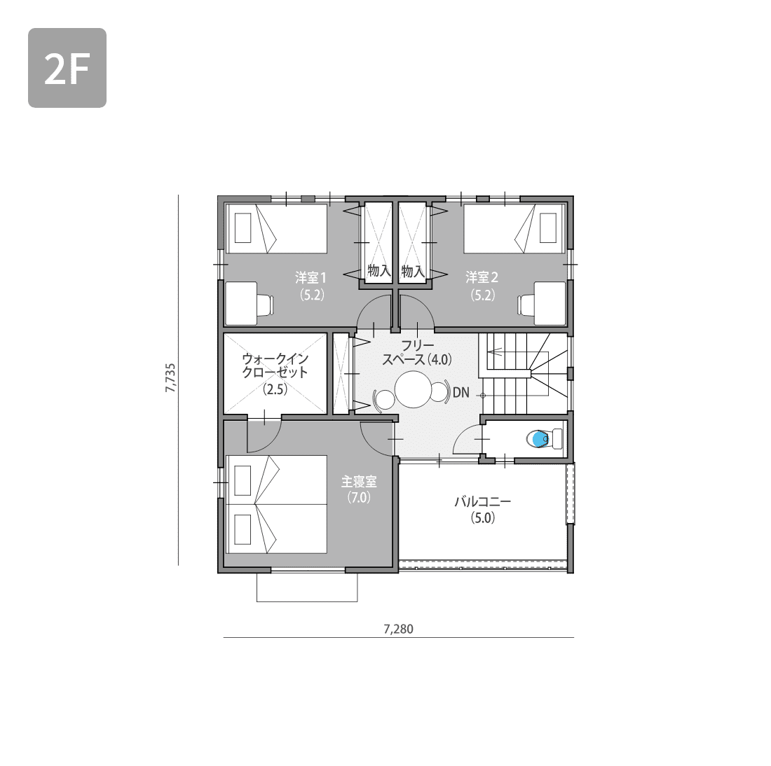 間取り図2F